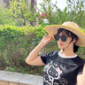 Shiftend工地釣魚(yú)夏男遮陽(yáng)帽大檐編織草帽子批發(fā)農民防曬草帽防風(fēng)度假春天 土黃色優(yōu)質(zhì)包邊麥稈草帽 2頂 43.5-44厘米 曬單實(shí)拍圖