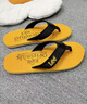 Lee夏季拖鞋男2025新款高端人字拖男士潮牌外穿防滑夾趾沙灘涼鞋 黃色 41 (255mm) 曬單實(shí)拍圖
