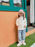 G.DUCKKIDS小黃鴨童裝女童牛仔褲春秋2024新款庫洛米老爹褲兒童褲子女孩秋裝 圖片色 120尺碼5~6歲【110-120cm】cm 曬單實拍圖