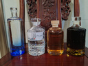 神瓶八玻（SPBB）高端酒瓶透明空酒瓶無鉛透明玻璃瓶各種裝白酒瓶高檔空瓶密封酒罐 藍色火山一只空瓶珍藏標 500ml 曬單實拍圖