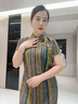 布符（Cloth Fu）布符2025年夏季新款旗袍彩虹條紋出芽花扣短袖設(shè)計(jì)魅力復(fù)古迷人女 彩虹條紋 M 曬單實(shí)拍圖