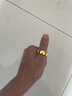 吉財(cái)運(yùn)金包銀寬光面活口黃金戒指男士999足金足銀泥鰍背戒子送老公禮物 包金2.2克泥鰍背戒指總重約15克 曬單實(shí)拍圖
