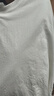凡客誠品300克重磅全棉圓領(lǐng)長(cháng)袖T恤男士打底T恤衫 白色 2XL 曬單實(shí)拍圖