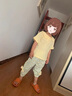 G.DUCKKIDS童裝女童夏裝套裝兒童服裝夏季2025新款女寶寶夏天衣服小童休閑裝 黃色 100 尺碼2~3歲【 90-100cm】cm 曬單實(shí)拍圖