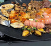 狂鯊麥飯石燒烤盤戶外卡式爐電磁爐燃?xì)饪救忮來(lái)n式煎牛排鐵板家用不粘 30cm(小,1-3人)燃?xì)饷簹庠蠲骰鹂?曬單實(shí)拍圖