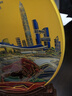 雅瑯晶廣東深圳東莞嶺南海南城市特色文創(chuàng)紀(jì)念品擺件工藝品創(chuàng)意禮品開業(yè) 廣州印象掐絲手繪盤-255MM直徑 曬單實拍圖