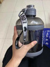 WCZ德國品質(zhì)運動水杯大容量噸杯噸頓桶塑料吸管杯太空杯學(xué)生健身水瓶 冰川灰 1600ml 常規(guī) 曬單實拍圖
