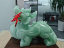 歐柏歷  玉石貔貅擺件皮丘一對客廳裝飾品家居辦公室擺設開(kāi)業(yè)禮品 貔貅大號 曬單實(shí)拍圖