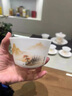 典躍冰種羊脂玉瓷茶具套裝家用大師手繪功夫茶杯高檔辦公室泡茶碗送禮 【大師手繪】初升手繪茶具套裝 曬單實(shí)拍圖