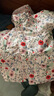 戴維貝拉（DAVE＆BELLA）寶寶連帽外套女童夾棉棉服連帽小童外衣幼兒棉衣兒童上衣冬季新款 粉底印花【現(xiàn)貨】 130 cm（建議身高120-130cm） 曬單實拍圖