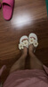 卡帝樂(lè )鱷魚(yú)涼鞋女夏季花朵沙灘拖鞋外穿仙女風(fēng)涼拖 1409 米色 37 曬單實(shí)拍圖