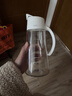 ASVEL自動(dòng)開(kāi)合玻璃油壺大容量不掛油防漏家用裝油瓶廚房調味料瓶 倒油壺 650ml 白色（新款） 曬單實(shí)拍圖