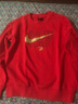 NIKE 3BRAND 耐克男女童純棉毛圈衛衣2026新年紅色拜年服兒童舒適上衣 學(xué)院紅 140 /68 【建議身高128-140cm】 曬單實(shí)拍圖