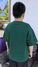 小豬托尼男童t恤兒童短袖夏季薄款胖童裝中大童涼感T恤青少年半袖上衣 【索羅娜涼感】卡通潮牌短T綠 160 合適155-165身高，110-130斤 曬單實(shí)拍圖
