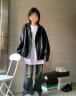 嬌茹妮純棉國潮字母印花短袖t恤女學(xué)生寬松白色百搭情侶班服半袖上衣服 白色【260克100%高品質(zhì)純棉】 S (70—82斤） 曬單實(shí)拍圖