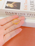 中國黃金（CHINA GOLD）黃金戒指女士足金愛心戒指純金七夕情人節(jié)禮物送女友老婆 足金愛心戒指約1.7g 曬單實拍圖