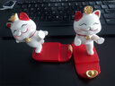驕鹿生日禮物女桌面擺件可愛(ài)貓咪手機(jī)支架送男友閨蜜辦公室工藝品裝飾 招財(cái)貓手機(jī)支架 曬單實(shí)拍圖