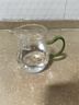 潮思匯高硼硅透明玻璃泡茶杯月牙公道杯 家用一體大容量帶過(guò)濾網(wǎng)分茶器 福氣綠把月牙簡(jiǎn)易泡 400ml 曬單實(shí)拍圖