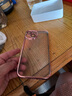 玄皇【自帶鏡頭膜】適用于Apple iphone15promax手機(jī)殼鏡頭全包蘋果防摔軟殼硅膠透明超薄散熱 蘋果15【粉色】 曬單實(shí)拍圖