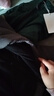 杰里·莫克國潮港風(fēng)復古拼色棉衣男女寬松立領(lǐng)顆粒絨工裝中性風(fēng)寬松棉服外套 黑綠色 L （建議150-170斤） 曬單實(shí)拍圖
