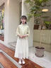 女童漢服夏裝套裝2025新款洋氣大童短袖連衣裙兒童國風(fēng)新中式裙子 翠綠色【送模特同款發(fā)簪】 150 曬單實(shí)拍圖