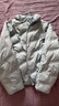 dickies羽絨服 全身壓印印花羽絨服 保暖外套上衣DK010807 淺灰藍 M 充絨量:160g 曬單實(shí)拍圖