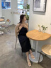 百麗踏兩穿鞋涼拖鞋女夏外穿鞋2025款新款天鞋子拖鞋粗跟涼鞋中跟高跟拖 米白色 37 兩穿鞋涼拖鞋 曬單實拍圖