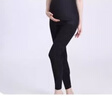 Spring Maternity喜臨孕婦褲外穿運動(dòng)時(shí)尚孕婦瑜伽鯊魚(yú)托腹褲 黑色 M 曬單實(shí)拍圖