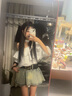 蝶嬌諾（DIEJIAONUO）休閑褲女裝夏季新款2025年茶系穿搭小個子衣服闊腿褲子兩件套套裝 上衣+牛仔闊腿褲 S 曬單實拍圖