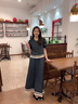 香影純棉牛仔套裝女2025夏裝新款減齡一整套穿搭復(fù)古半身裙兩件套 藍色 S 155/80A/85-95斤 曬單實拍圖