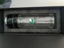 瑪麗安娜（Malianna）雙層茶杯定制一鍵開(kāi)蓋玻璃杯商務(wù)伴手禮批發(fā)印字活動(dòng)隨手禮廣告杯 銀色400ml+高檔禮盒禮袋裝 曬單實(shí)拍圖
