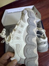 FILA 斐樂(lè)官方女鞋MARS 3復(fù)古運(yùn)動(dòng)鞋厚底鞋火星鞋休閑運(yùn)動(dòng)鞋老爹鞋 星白/奶油白色-SC 39 曬單實(shí)拍圖