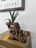 景庫   五福臨門(mén)葫蘆白菜擺件客廳玄關(guān)酒柜玉如意裝飾品喬遷開(kāi)業(yè)禮物 財福如意小號木紋色 曬單實(shí)拍圖
