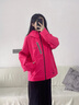 探路者（TOREAD）【山行】軟殼衣運動服戶外防潑水防風(fēng)外套女夾克上衣男明星同款 光輝粉-女款-TAEEBN82855 L 曬單實拍圖
