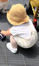 asics亞瑟士童鞋小白鞋輕便男女寶寶鞋學(xué)步鞋1-3歲 01【鞋子尺碼偏小，建議選大一碼】 22.5 曬單實拍圖