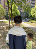 JCZS德國(guó)品質(zhì)雨衣男童小學(xué)生上學(xué)全身防大暴雨雨披專用初中生帶書包位 藏藍(lán)色-男女通用 M 曬單實(shí)拍圖