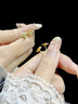 老鳳祥18K金星星耳釘女士時尚耳飾結婚紀念日禮物送女友老婆生日 京快達-18K金閃耀星星耳釘 曬單實拍圖
