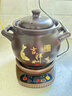 全自動(dòng)紫砂電燉鍋煲湯鍋熬煮粥鍋智能煮粥神器陶瓷養(yǎng)生電砂鍋家用 紫砂煲【印魚(yú)】+（1-8人） 10L 曬單實(shí)拍圖