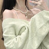 薇薇安·威斯特伍德（Vivienne Westwood）[代購現(xiàn)貨]西太后項(xiàng)鏈明星同款旗艦正品土星珍珠項(xiàng)鏈送禮生日禮物 銀-土星吊墜鎖骨鏈 曬單實(shí)拍圖