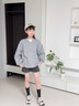 迪士尼女童外套春秋款2025新款中大童兒童百搭棒球服女孩開(kāi)衫夾克上衣服 2512棒球服外套-灰色 160 曬單實(shí)拍圖