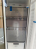 美菱（MeiLing）立式冰柜172/173升家用小型超薄風(fēng)冷無(wú)霜大冷凍凈味冷柜一級能效抽屜式大容量保鮮冰箱 -32度深冷速凍 173L 榮耀灰 曬單實(shí)拍圖