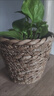 花籃筐北歐風(fēng)新款草編花籃手工抱抱桶收納客廳陽(yáng)臺裝飾盆栽綠植編 大中小 曬單實(shí)拍圖