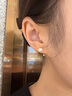 玖維婭  JIUVIA 耳釘女S999足銀淡水珍珠精致時尚氣質(zhì)后掛式耳飾防丟設(shè)計養(yǎng)耳洞 S999足銀淡水珍珠耳釘【禮盒裝】 曬單實拍圖