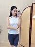 MAIA ACTIVE 3D一體織POLO領(lǐng)運動(dòng)健身透氣T恤瑜伽背心 52TK05 純凈白 M 曬單實(shí)拍圖