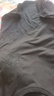 益帛短袖t恤男士夏季韓版潮流修身彈力重工刺繡五分半袖休閑圓領(lǐng)上衣 黑色 3XL 【建議145-160斤】 曬單實拍圖