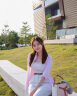 妍莉芬（yanlifen）夏季女裝2025夏裝茶系穿搭衣服一整套裝女減齡網(wǎng)紅防曬襯衫裙子 亮紫防曬襯衫+白色內(nèi)搭+白色短褲 L 【100-120斤】 曬單實(shí)拍圖