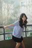 具趣JK制服女泰國泰式校服園學(xué)院風(fēng)襯衫初高中學(xué)生畢業(yè)運動(dòng)會(huì )班服套裝 短袖襯衫+寬黑色領(lǐng)結+藏青短裙 M 90-100斤 曬單實(shí)拍圖
