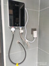 美的多采即熱式電熱水器小廚寶 5500W變頻恒溫省電家用洗澡免儲水 5500W（墨石黑）+漏保開關(guān) 曬單實拍圖