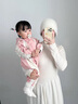 G.DUCKKIDS童裝嬰兒衣服春秋季2025新款新生兒連體衣兔子刺繡沖鋒衣外出服寶 LZ25105粉色 73cm 尺碼7-9個月(建議13-18斤) 曬單實拍圖