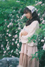 艾珠兒（Aizhuer）高級感法式吊帶連衣裙子女夏季2025新款穿搭海邊度假蛋糕長裙套裝 杏色開衫+卡其色吊帶裙【套裝】 M 曬單實拍圖